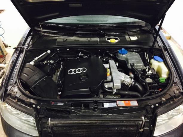 montaż gazu w Audi A4B6 - silnik